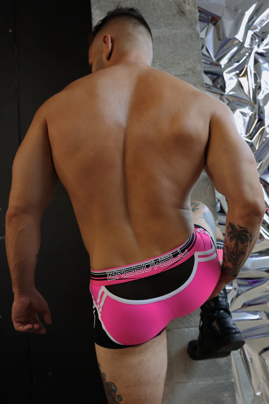Breedwell Circuit Breaker Boxer Brief in Pink - Image 15