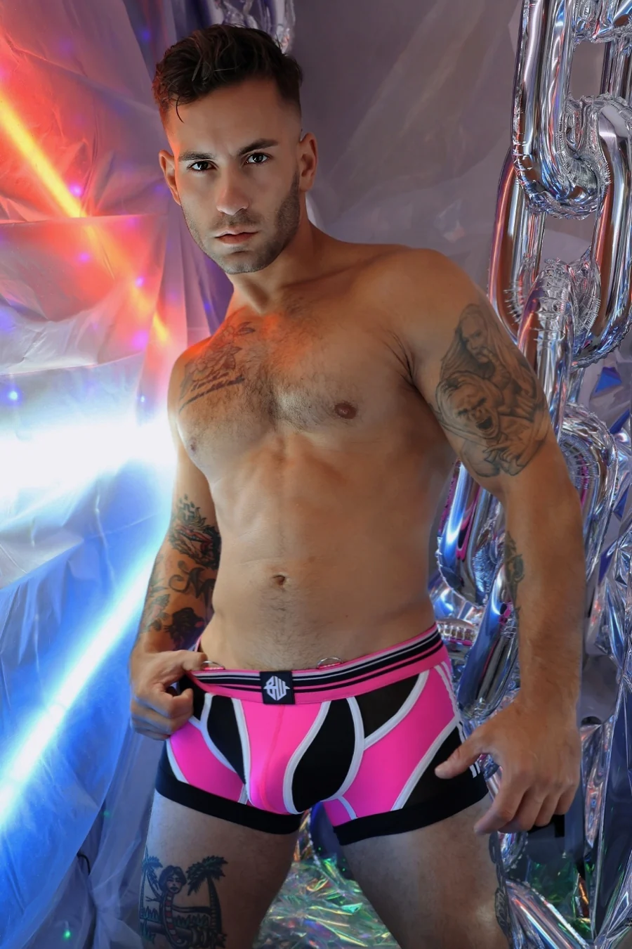 Breedwell Circuit Breaker Boxer Brief in Pink - Image 4