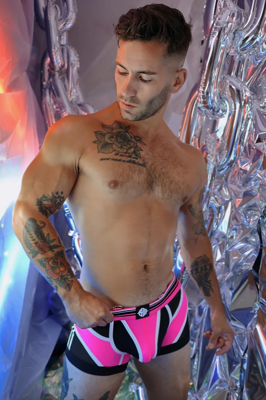 Breedwell Circuit Breaker Boxer Brief in Pink - Image 8