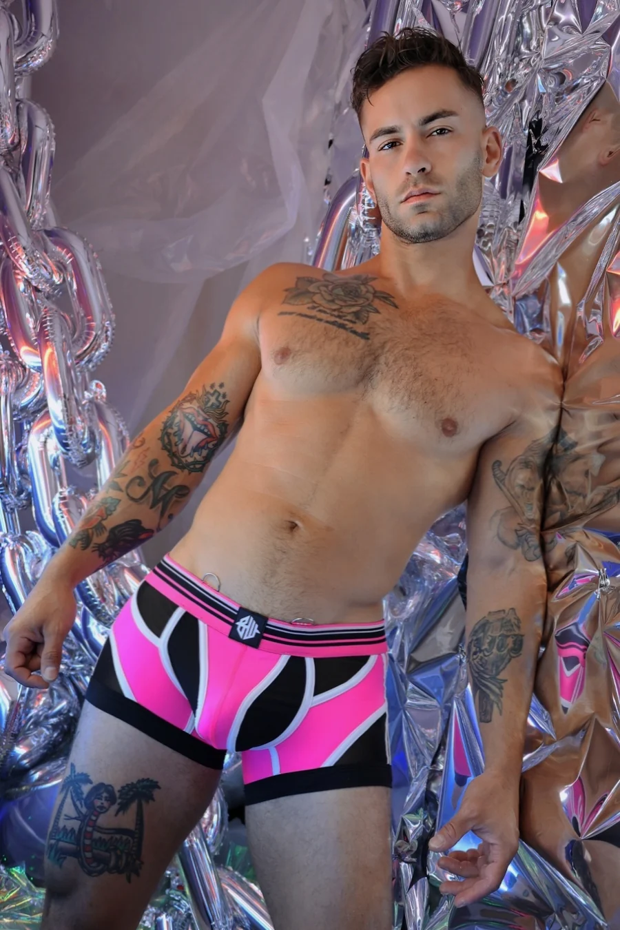 Breedwell Circuit Breaker Boxer Brief in Pink - Image 9