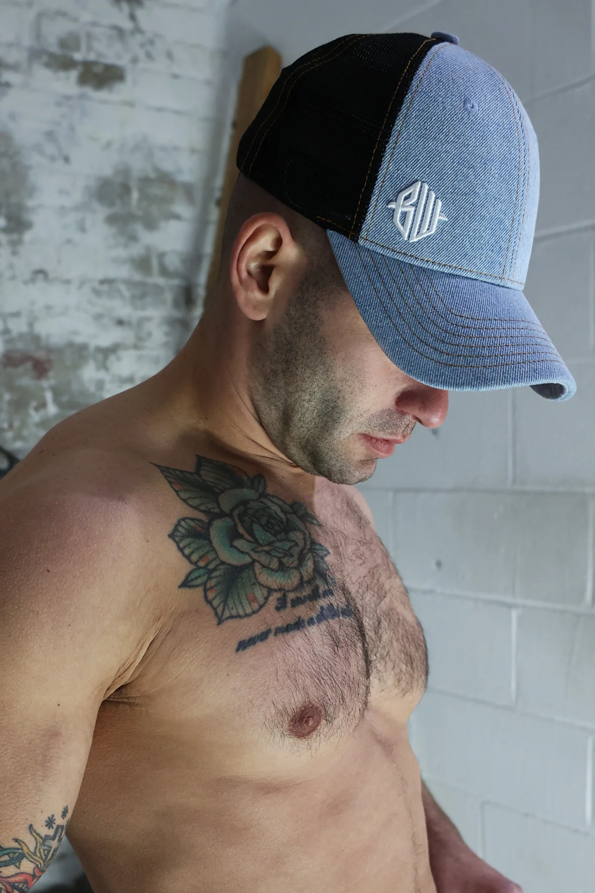 Breedwell Loaded Denim Trucker Hat - Image 9