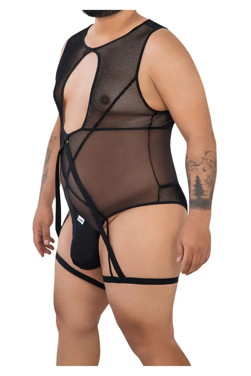 Candyman 99650 Mesh Bodysuit Color Black - Image 5