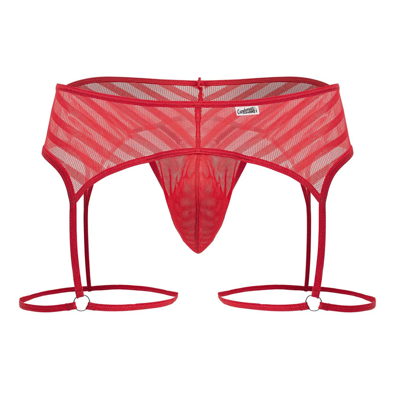 CandyMan 99792 Mesh Garter Thong - Image 3
