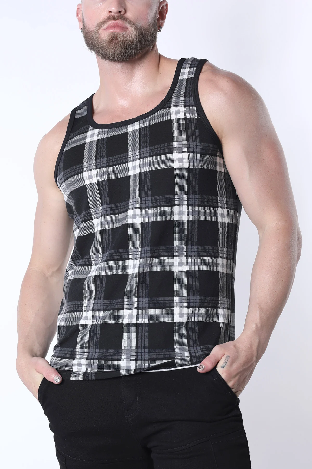 Cellblock 13 Lumber Jacked Tank Top - Image 4