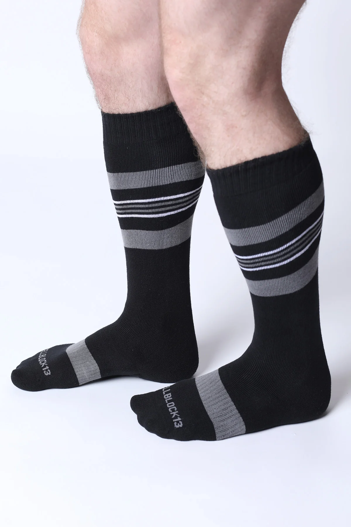 Cellblock 13 Tight End Knee High Shadow Socks - Image 6
