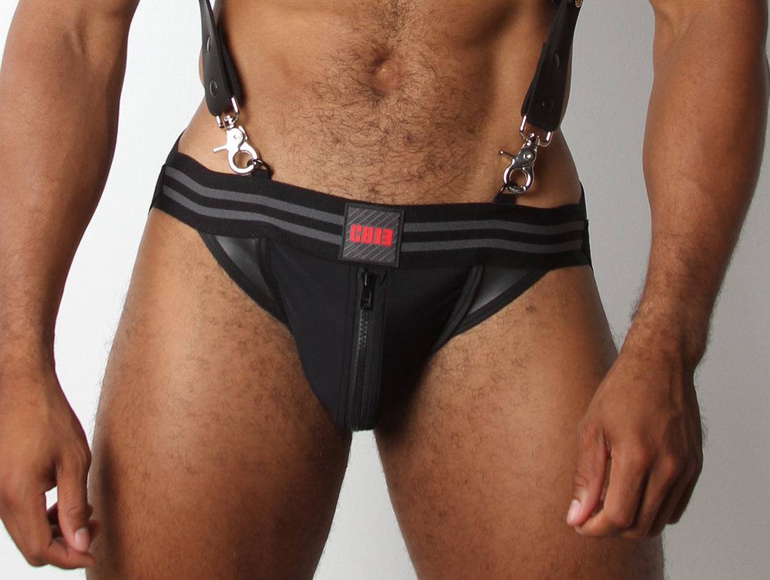 CellBlock Axiom Neoprene Zipper Jockstrap - Image 12