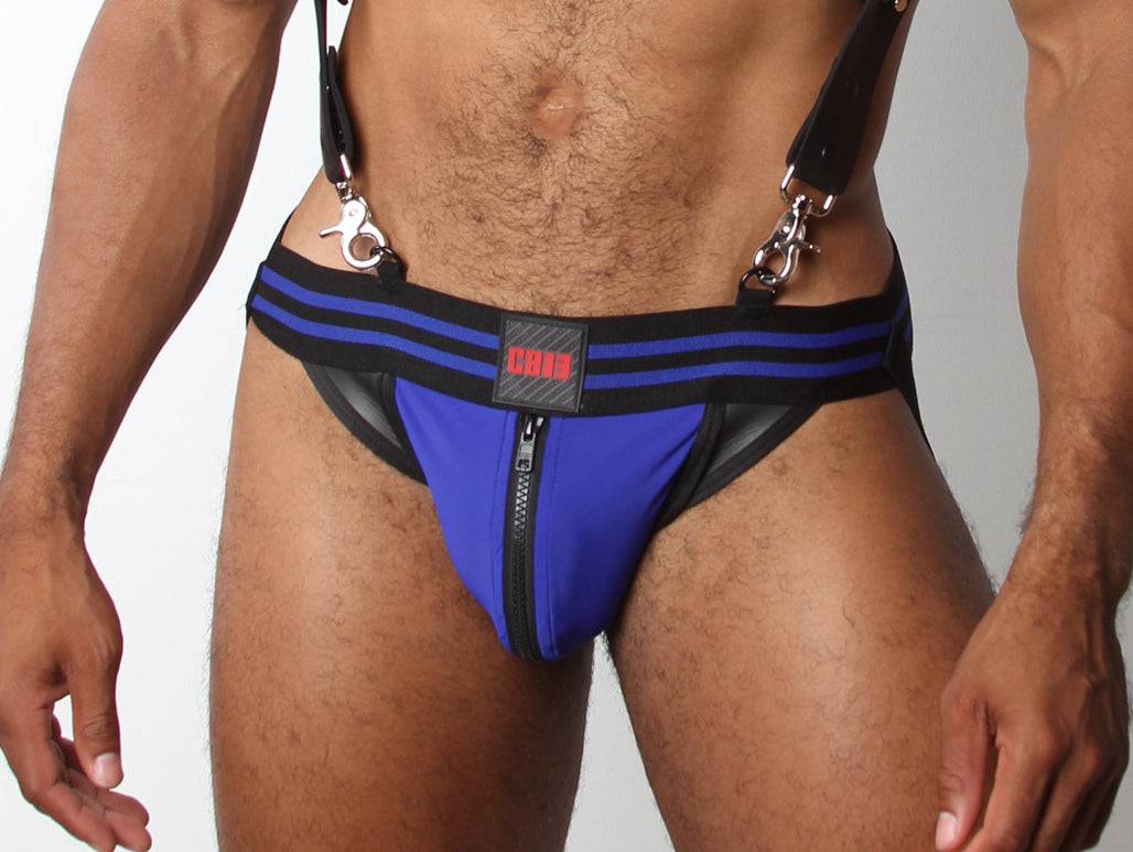 CellBlock Axiom Neoprene Zipper Jockstrap - Image 4