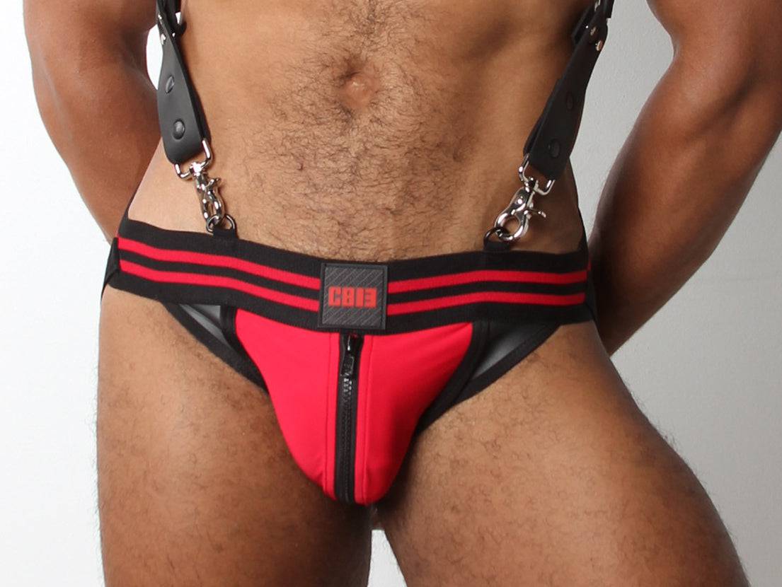 CellBlock Axiom Neoprene Zipper Jockstrap - Image 8