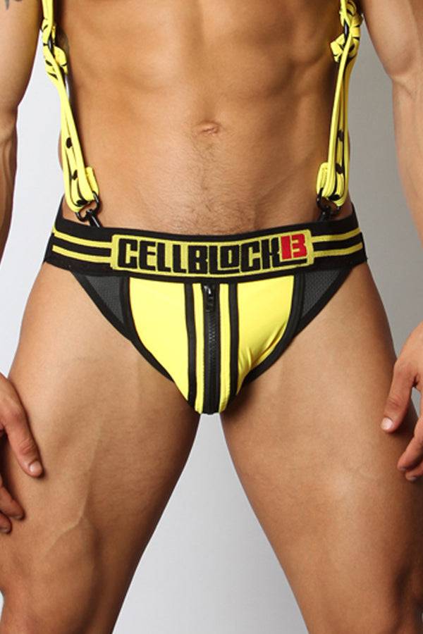 CellBlock Triple Threat Zipper Jockstrap - Image 13