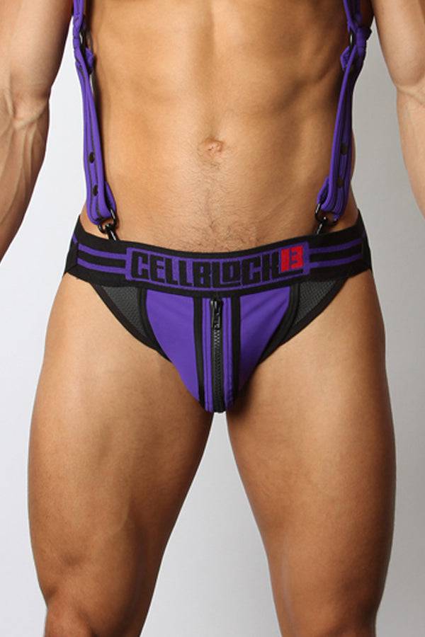 CellBlock Triple Threat Zipper Jockstrap - Image 17