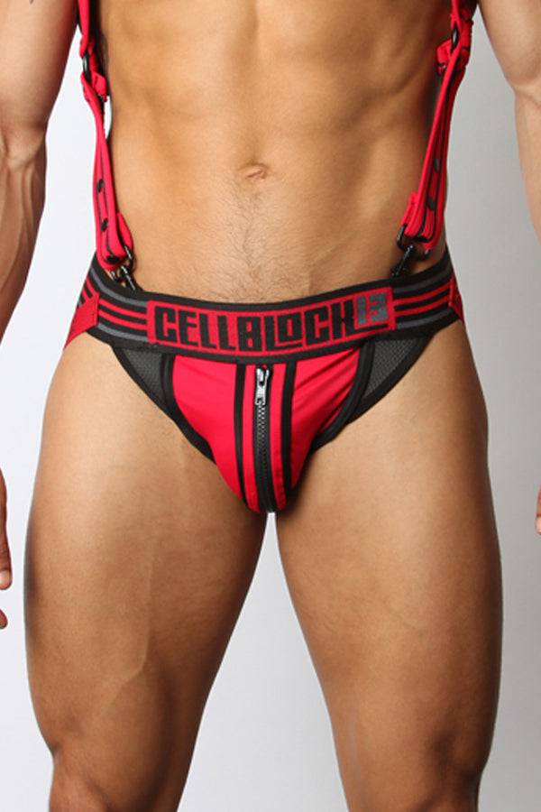 CellBlock Triple Threat Zipper Jockstrap - Image 5