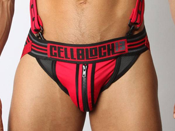 CellBlock Triple Threat Zipper Jockstrap - Image 8