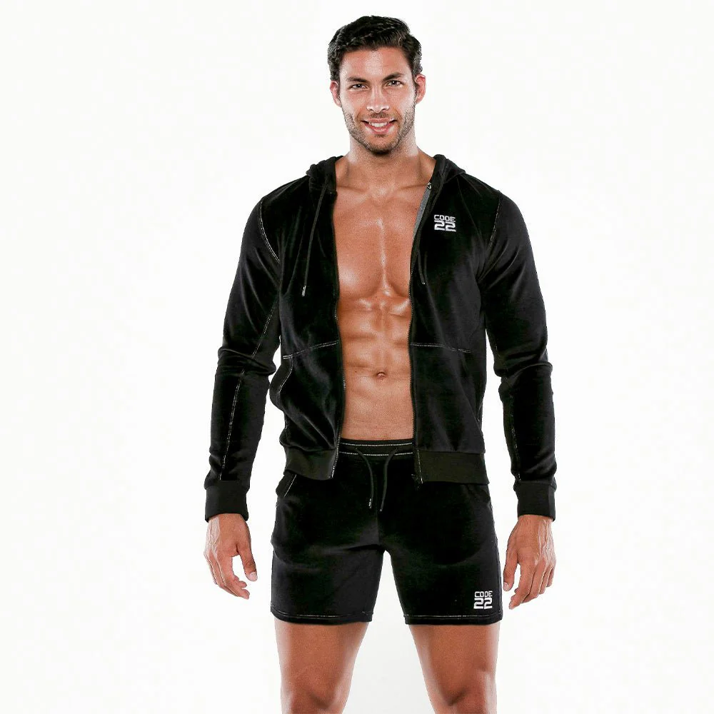 Code 22 Plush Velvet Hoodie - Image 4