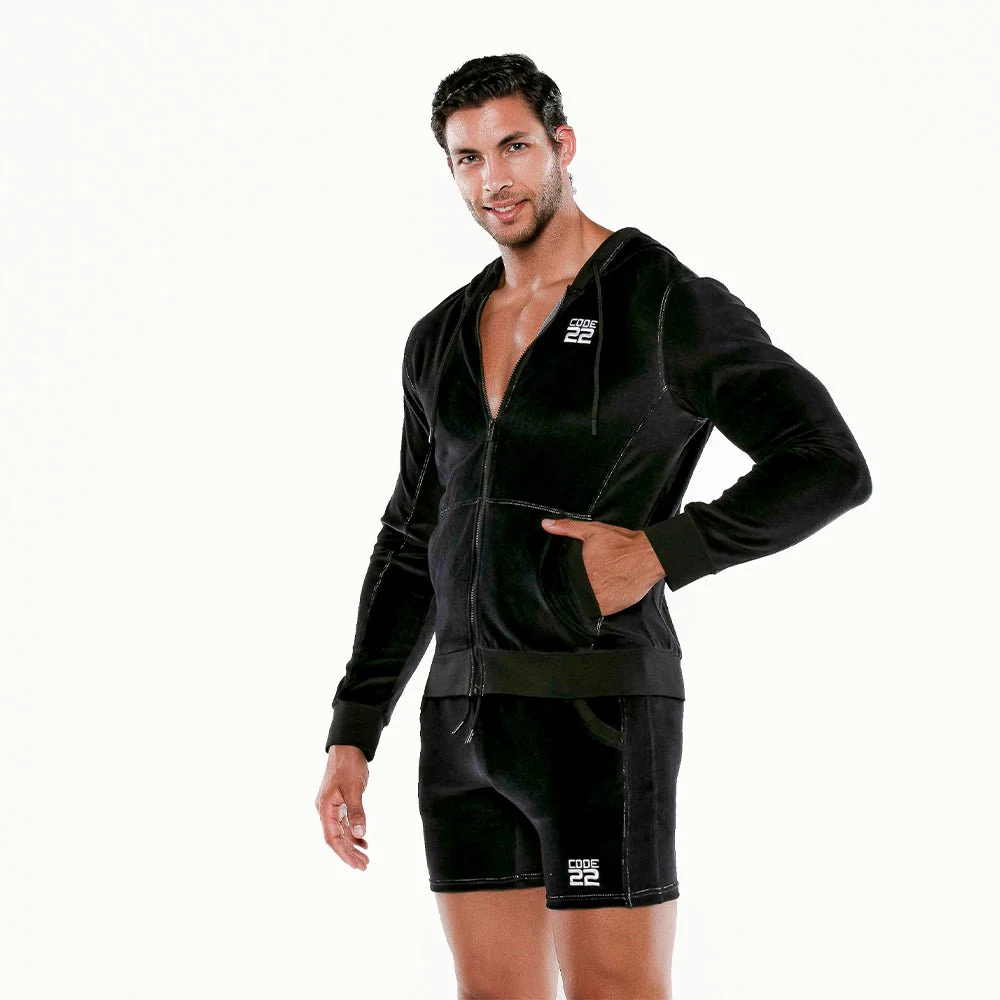 Code 22 Plush Velvet Hoodie - Image 5