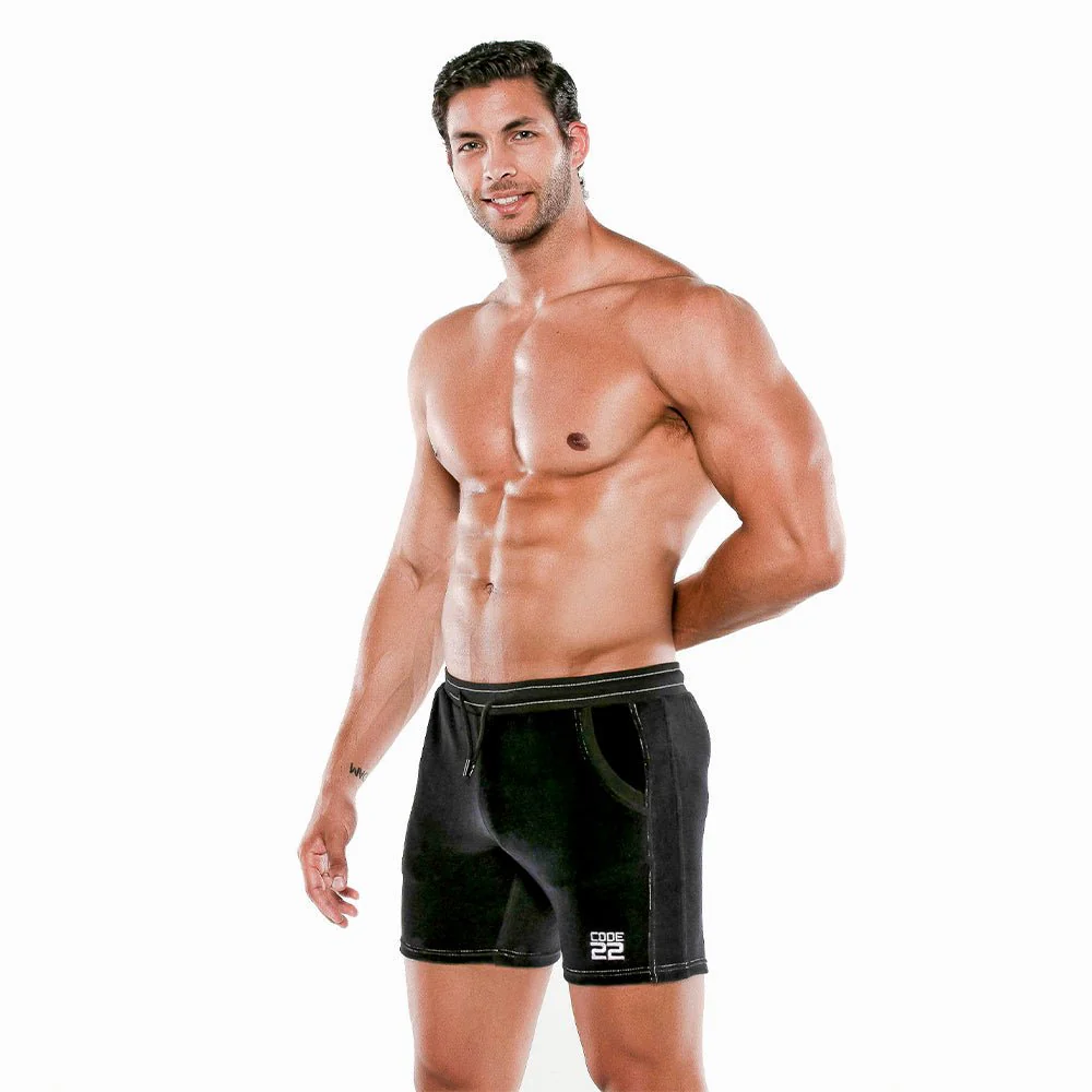 Code 22 Plush Velvet Shorts - Image 2