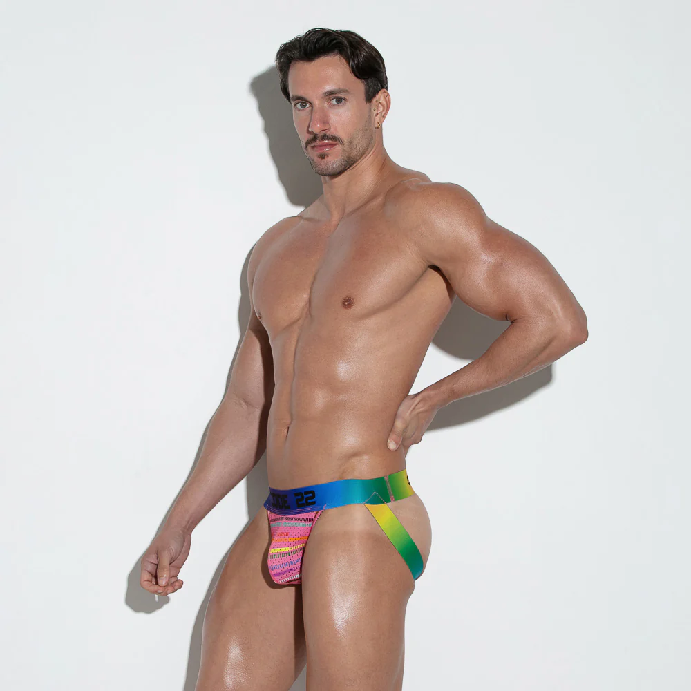 Code 22 Pride Mesh Jockstrap - Image 2