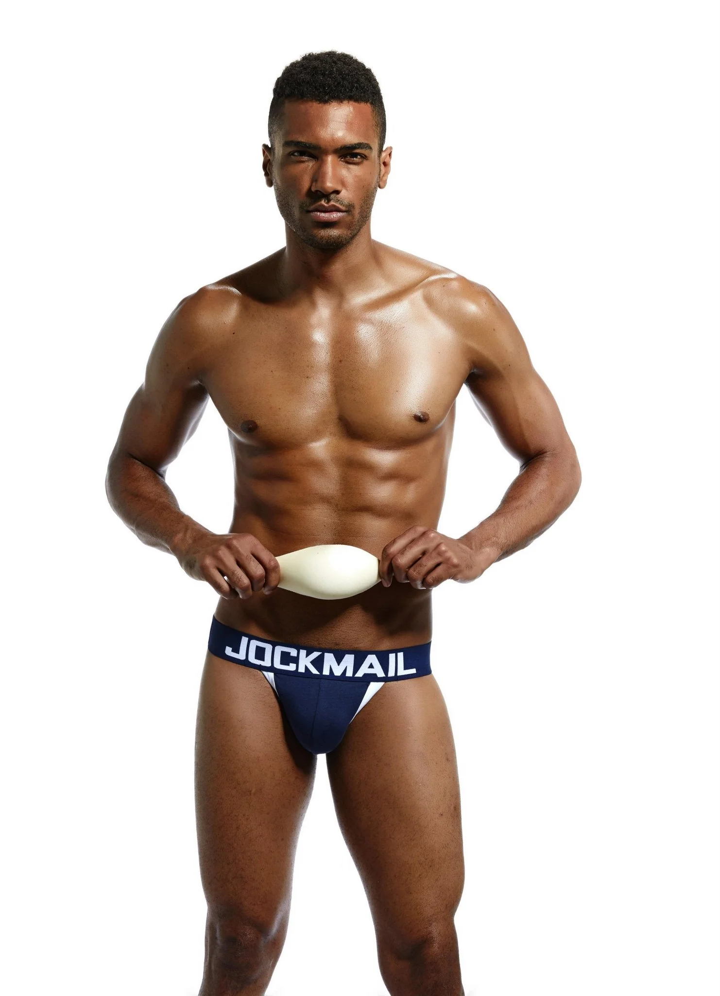 Jockmail Cotton Jockstrap with Enhancing Foam Piece - Image 15