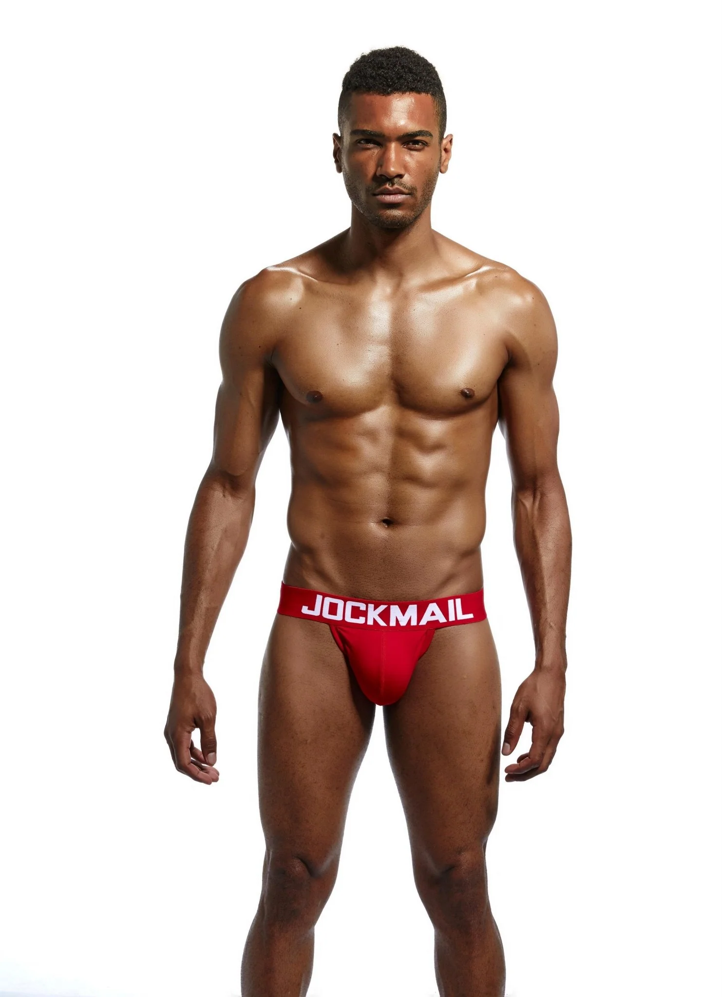 Jockmail Cotton Jockstrap with Enhancing Foam Piece - Image 2