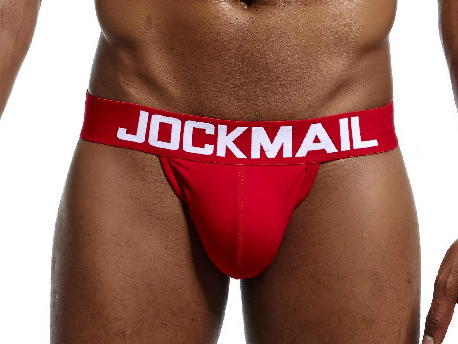 Jockmail Cotton Jockstrap with Enhancing Foam Piece - Image 3