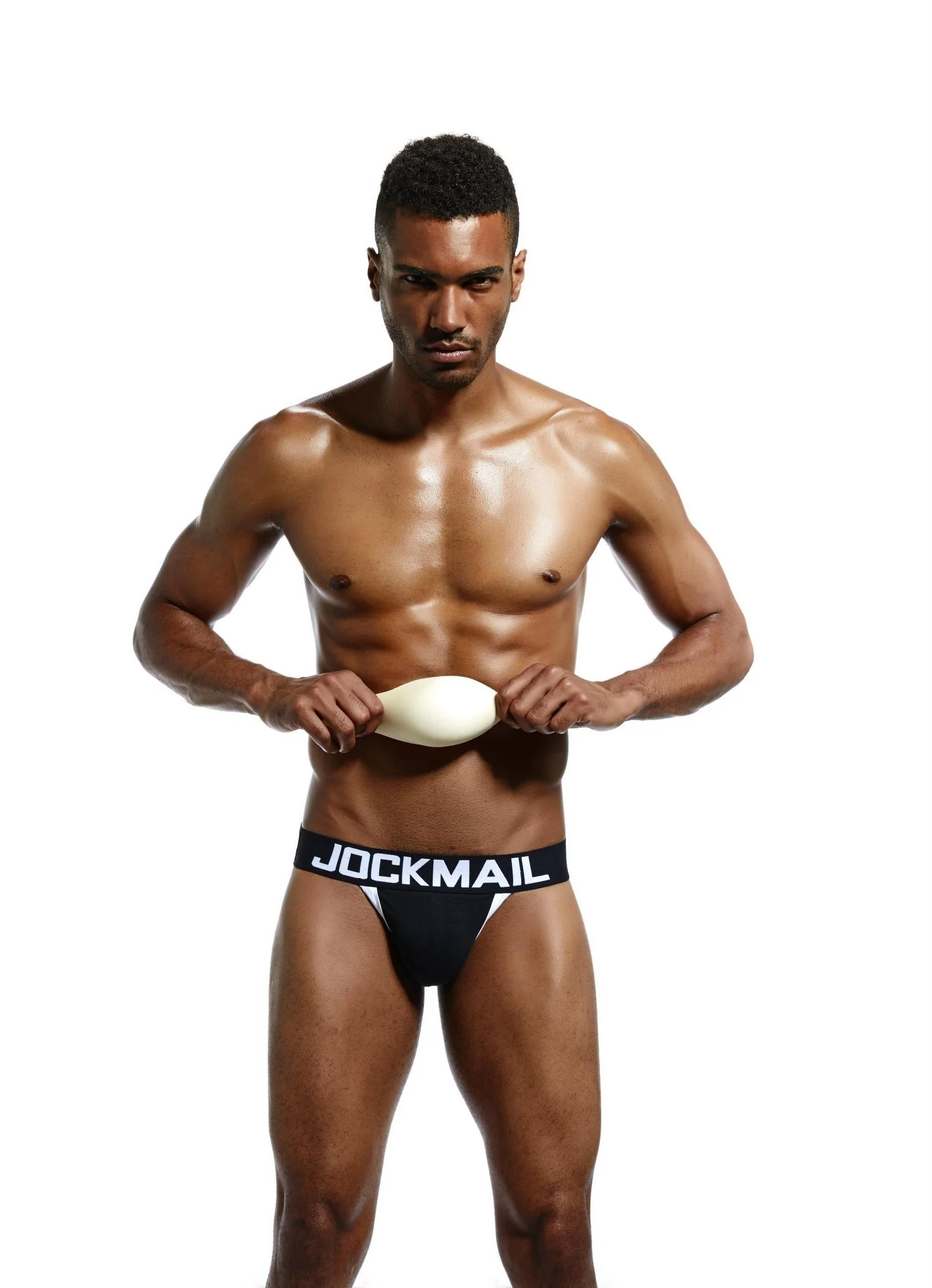Jockmail Cotton Jockstrap with Enhancing Foam Piece - Image 6