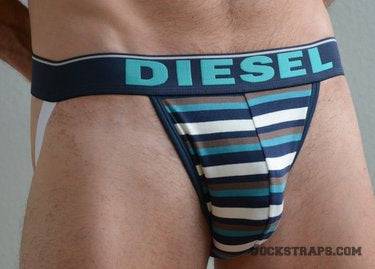 Diesel Striped Jockstrap - Image 11