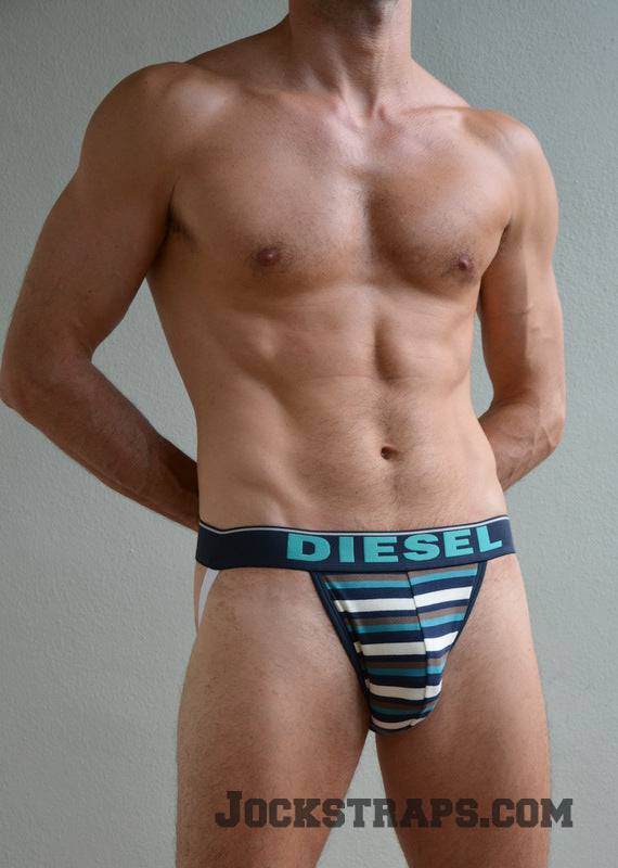 Diesel Striped Jockstrap - Image 8
