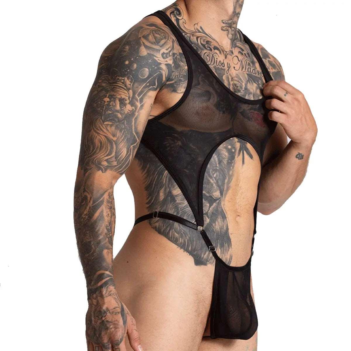 GIGO See-Through Mesh Bahia Body Suit - Image 2