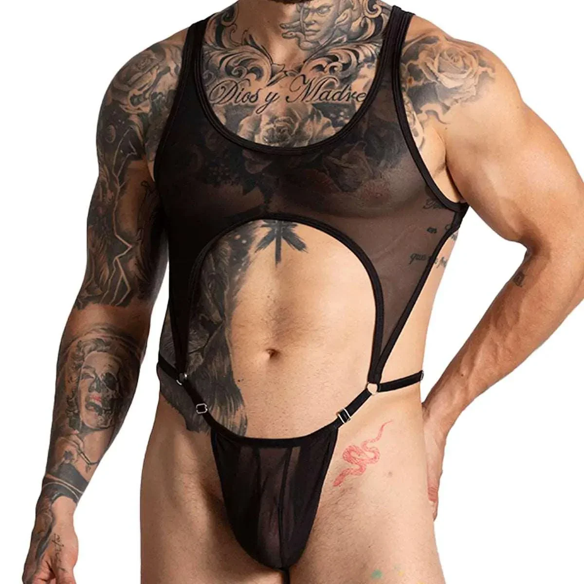 GIGO See-Through Mesh Bahia Body Suit - Image 4