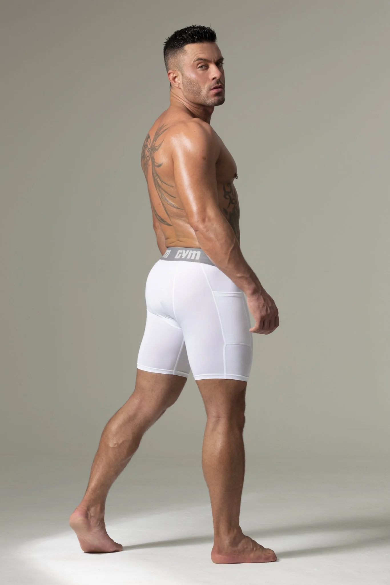 GYM Compression Short with Phone Pocket - Image 4