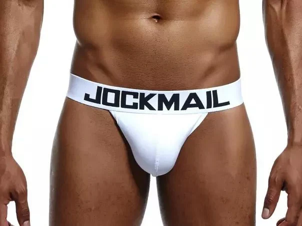 Jockmail Cotton Jockstrap with Double-Layer Pouch - Image 10