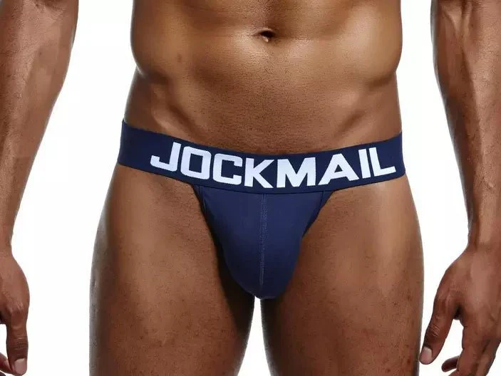Jockmail Cotton Jockstrap with Double-Layer Pouch - Image 14