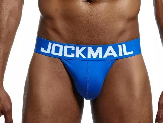 Jockmail Cotton Jockstrap with Double-Layer Pouch - Image 18