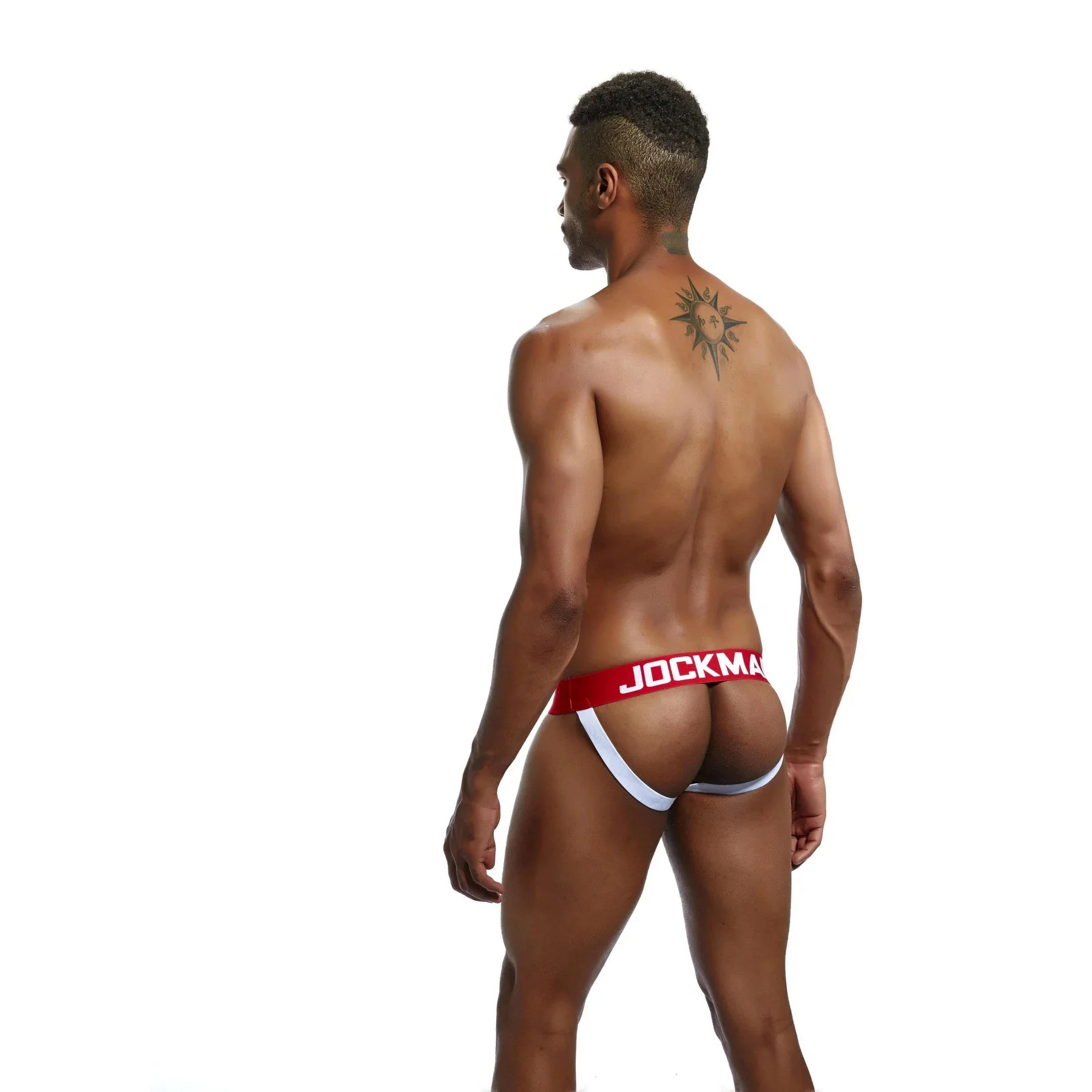 Jockmail Cotton Jockstrap with Double-Layer Pouch - Image 3