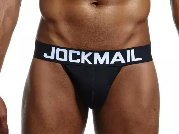 Jockmail Cotton Jockstrap with Double-Layer Pouch - Image 6