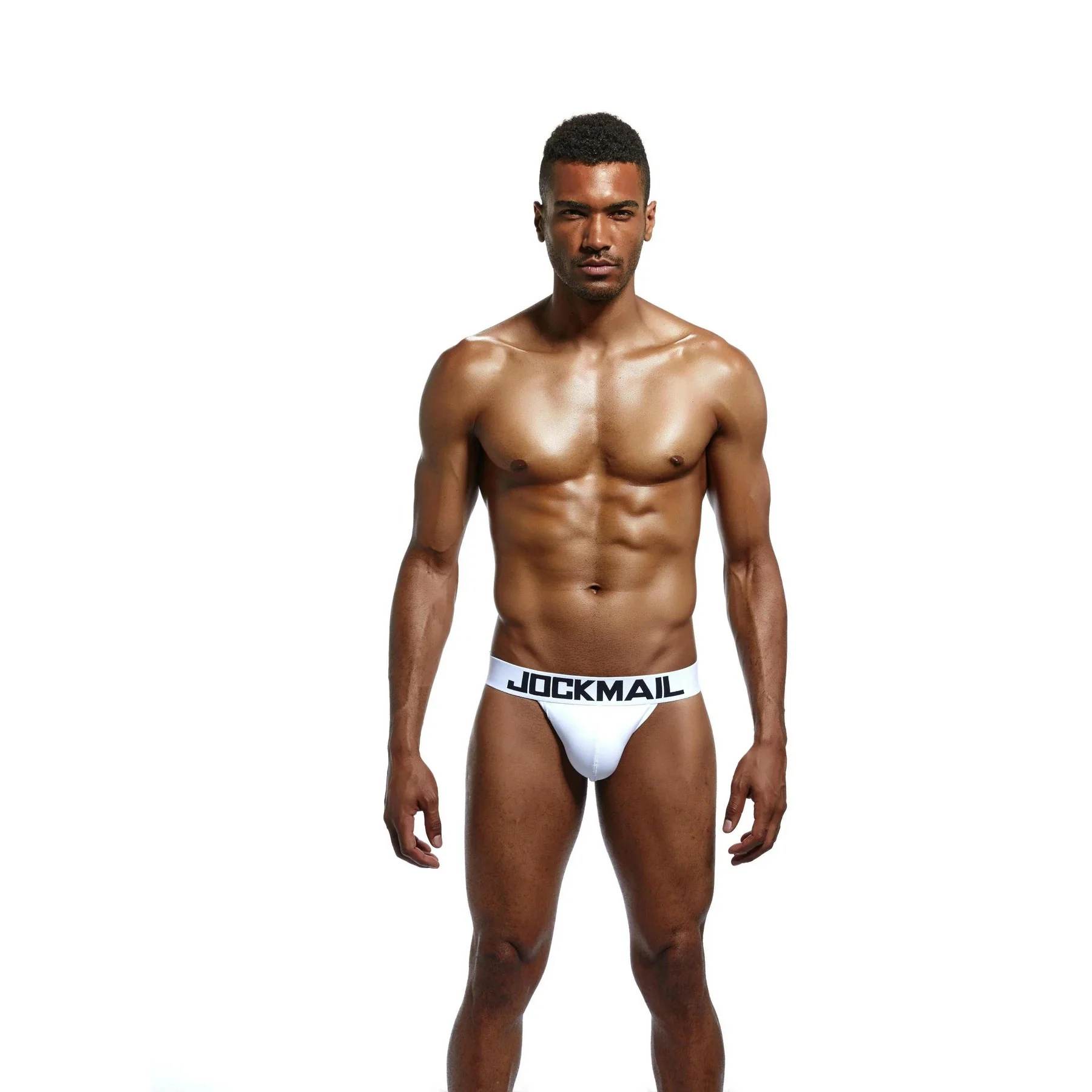 Jockmail Cotton Jockstrap with Double-Layer Pouch - Image 9