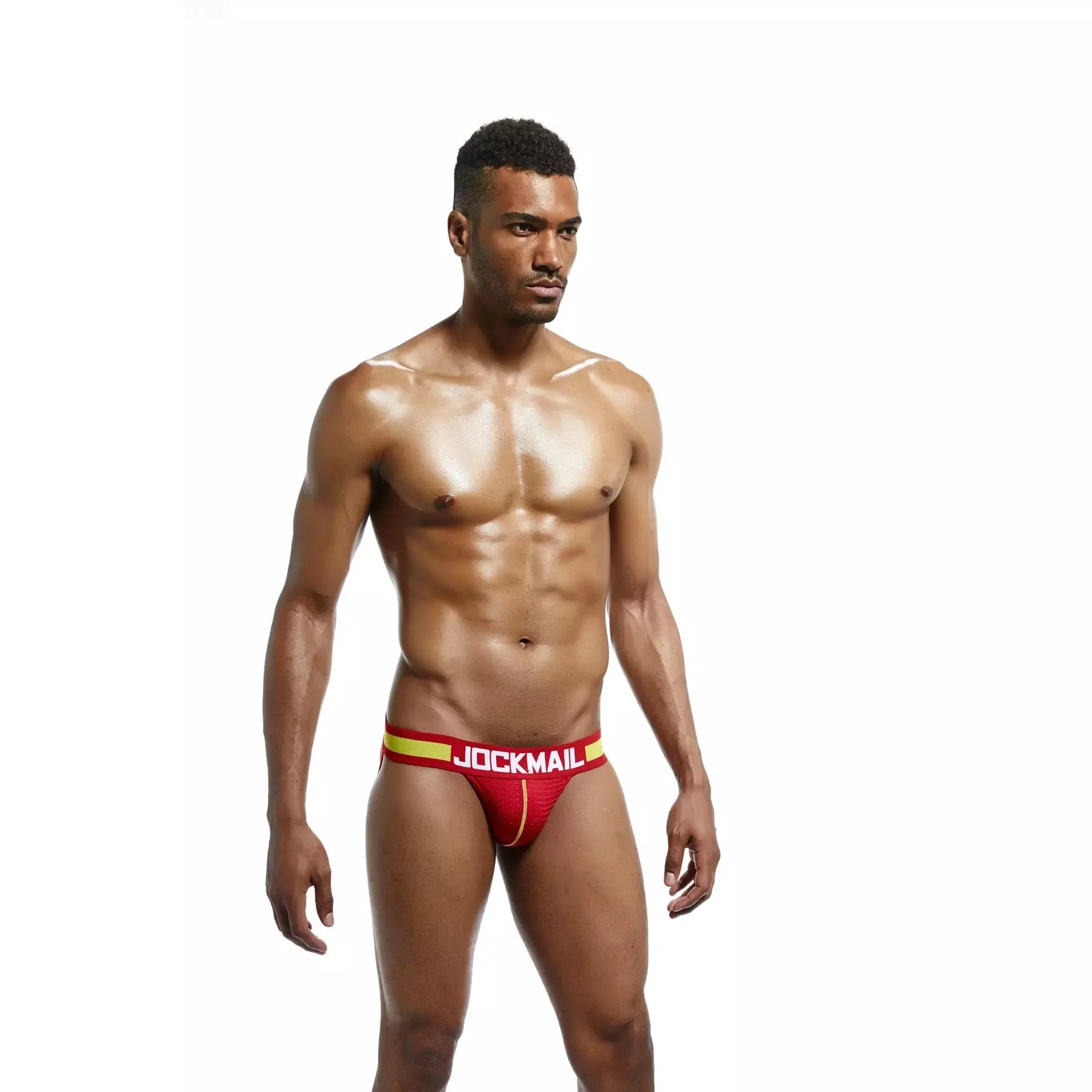 Jockmail Mesh Jockstrap with Double-Layer Pouch - Image 10