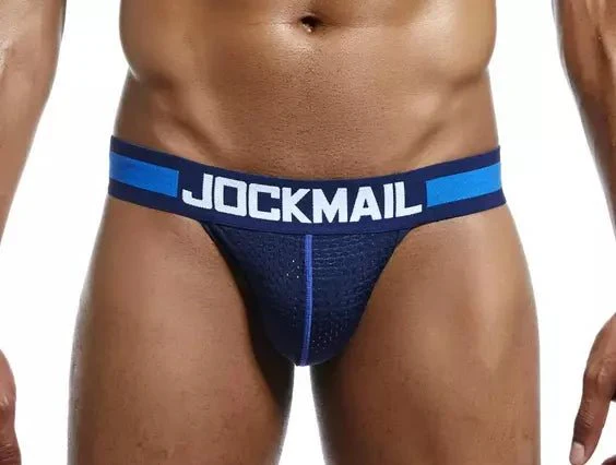 Jockmail Mesh Jockstrap with Double-Layer Pouch - Image 17