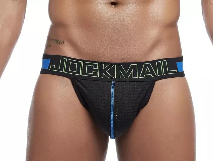 Jockmail Mesh Jockstrap with Double-Layer Pouch - Image 6