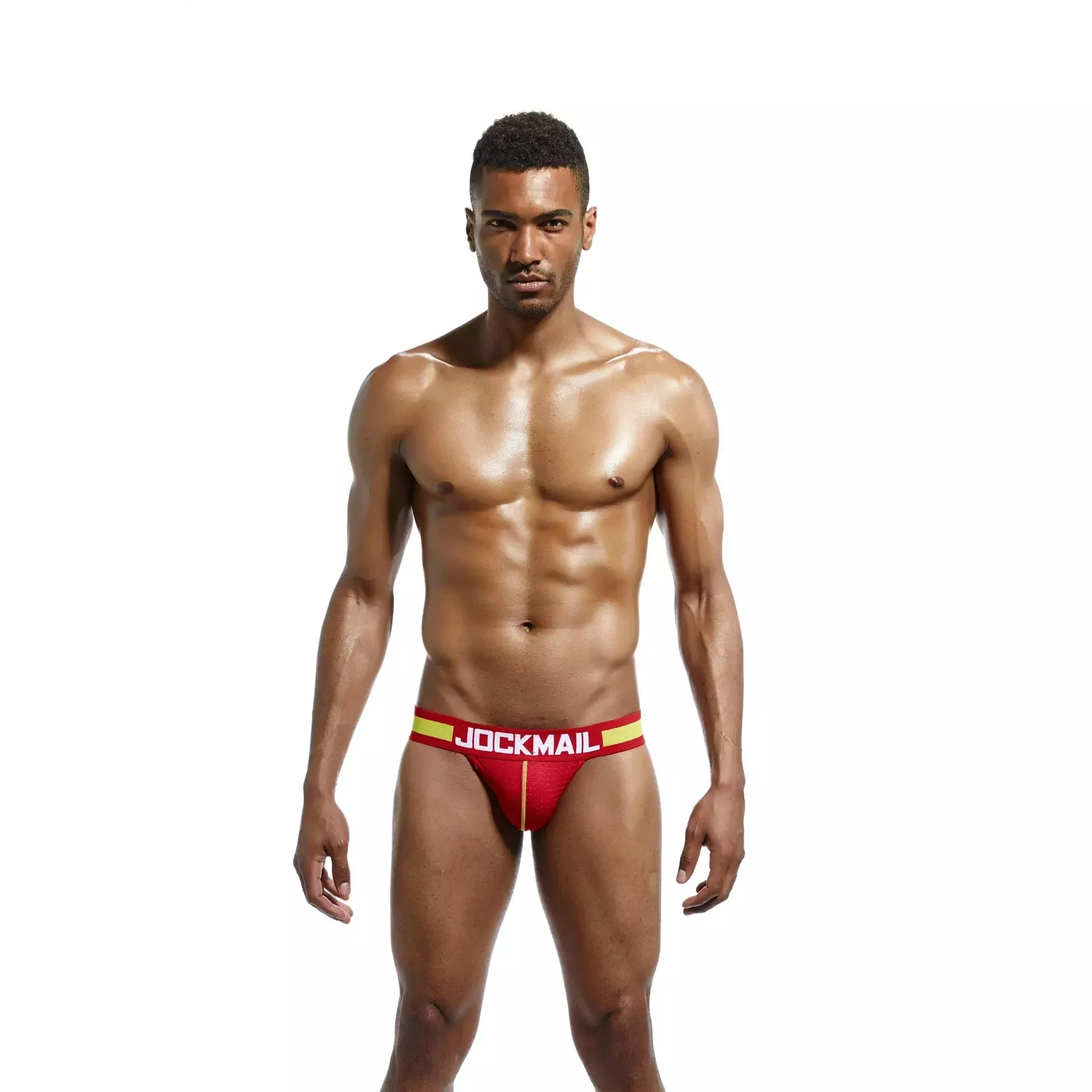 Jockmail Mesh Jockstrap with Double-Layer Pouch - Image 8