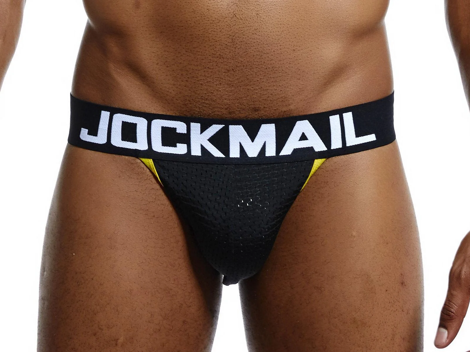 Jockmail Mesh Jockstrap with Extra Wide Legstraps - Image 2