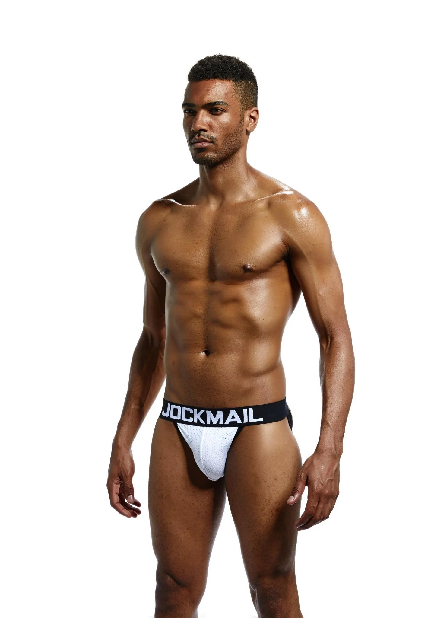 Jockmail Mesh Jockstrap with Extra Wide Legstraps - Image 7