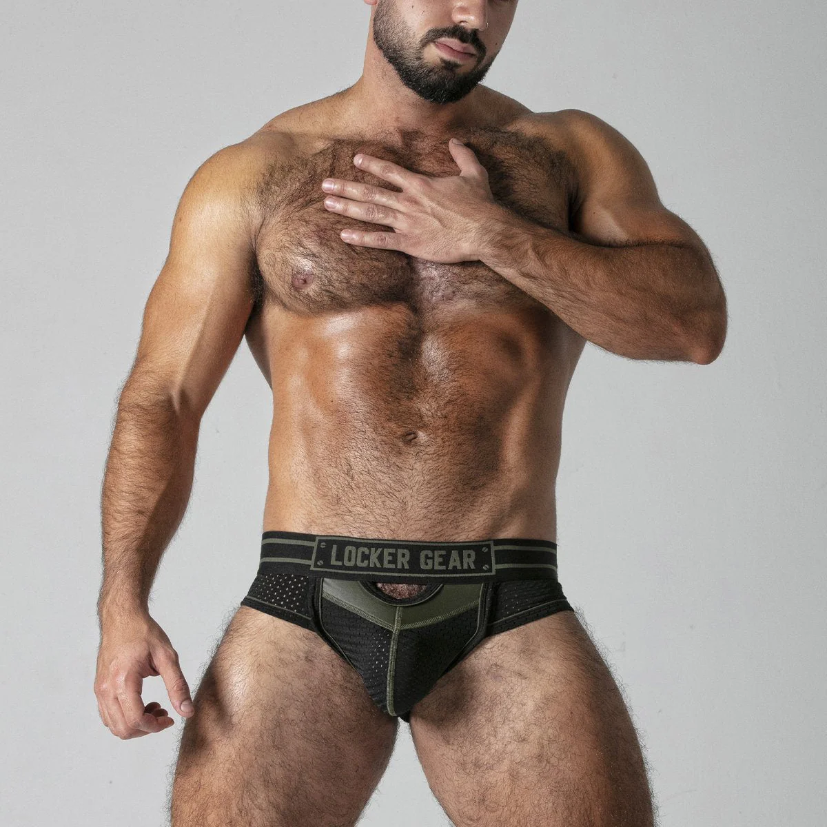 Locker Gear Bottomless Brief with Zipper - Image 14