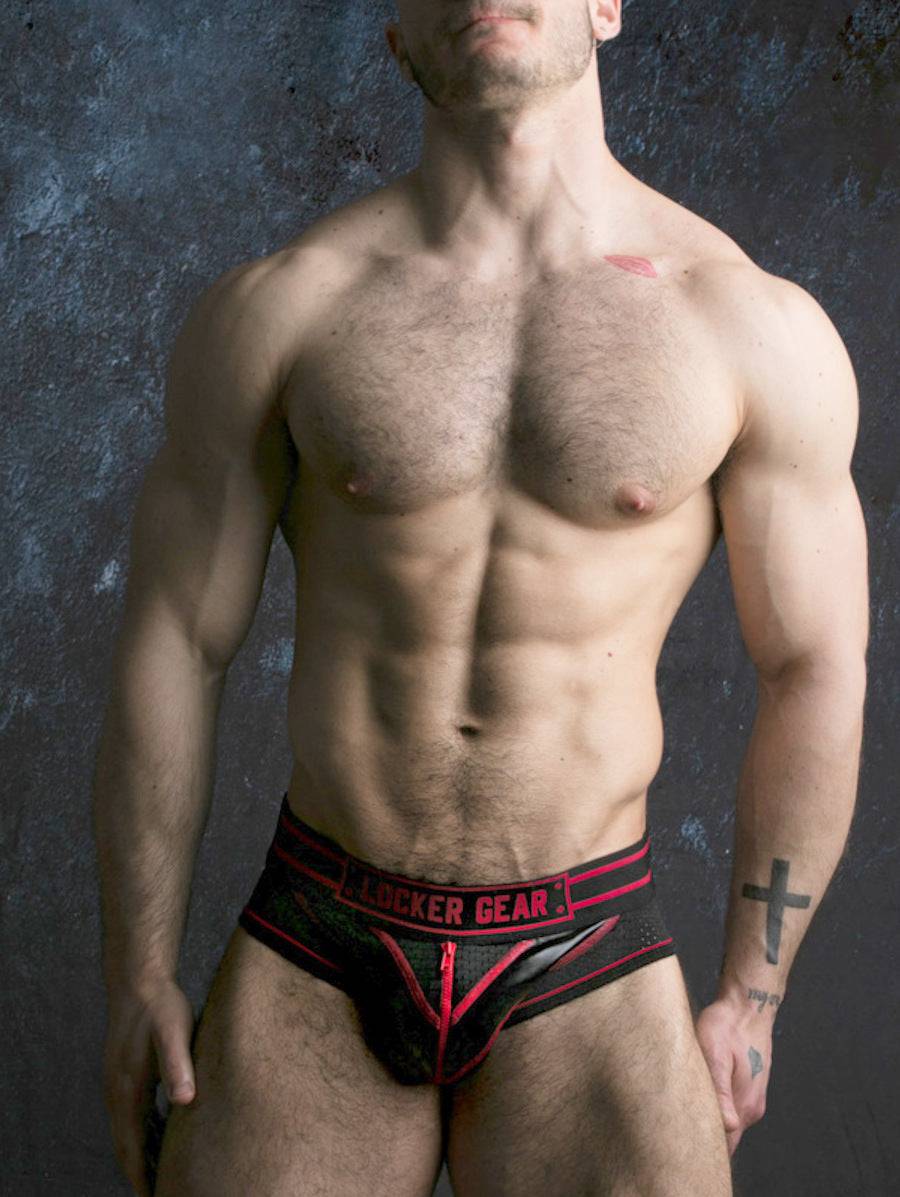 Locker Gear Bottomless Brief with Zipper - Image 6