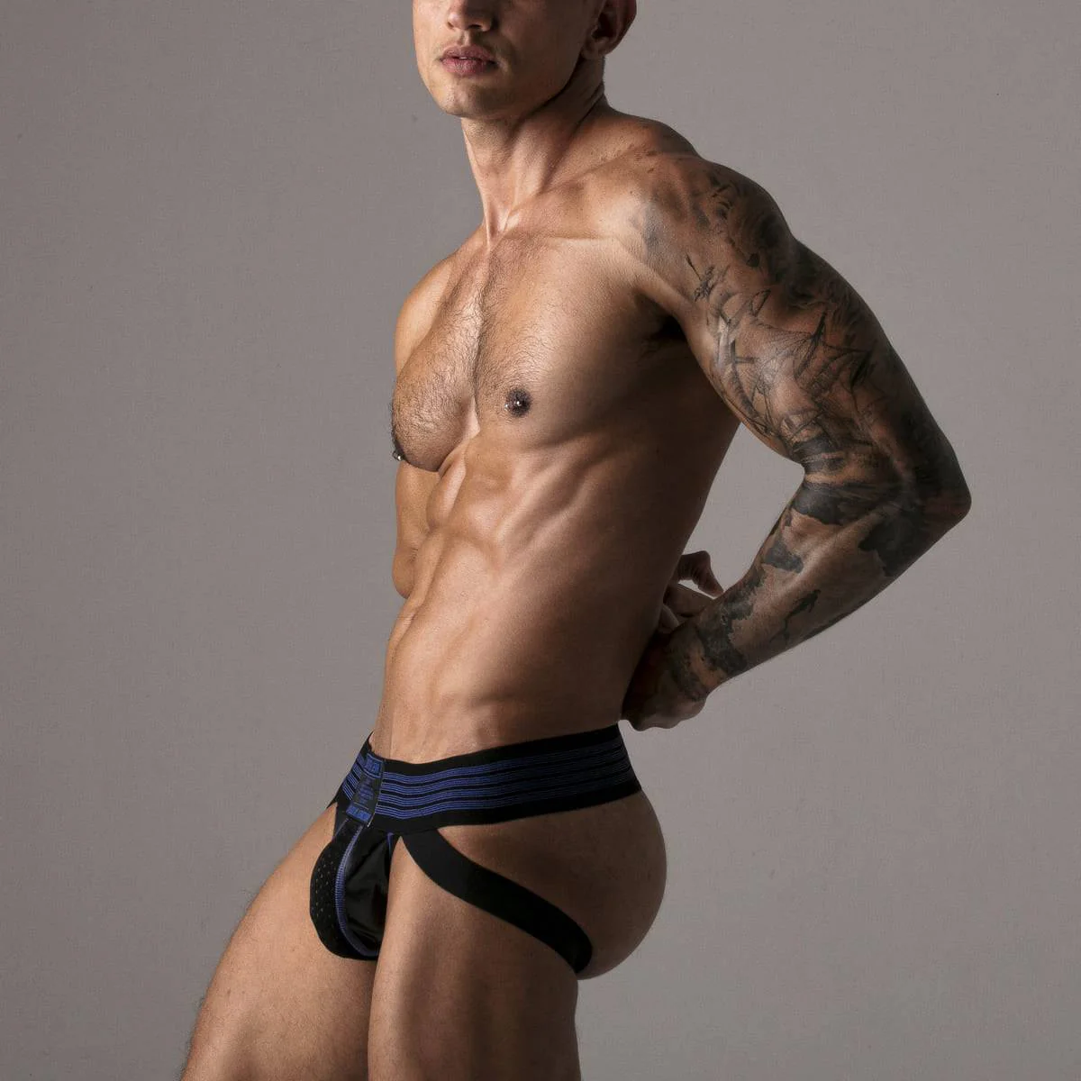 Locker Gear Leatherette/Mesh Jockstrap - Image 3