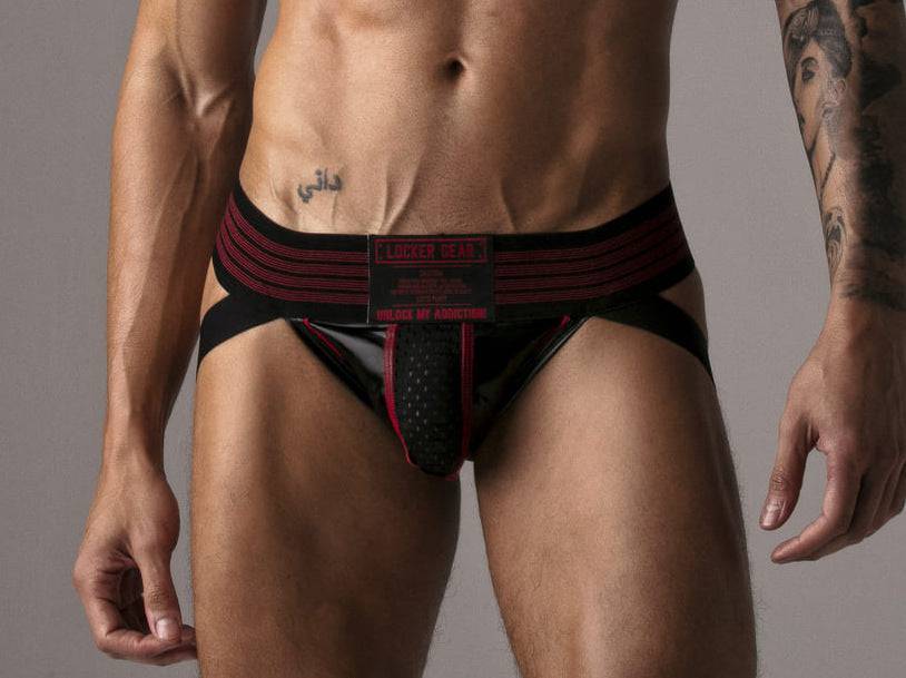 Locker Gear Leatherette/Mesh Jockstrap - Image 7