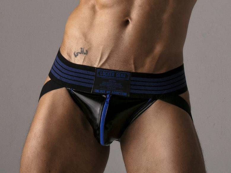 Locker Gear Leatherette Zipped Jockstrap - Image 4