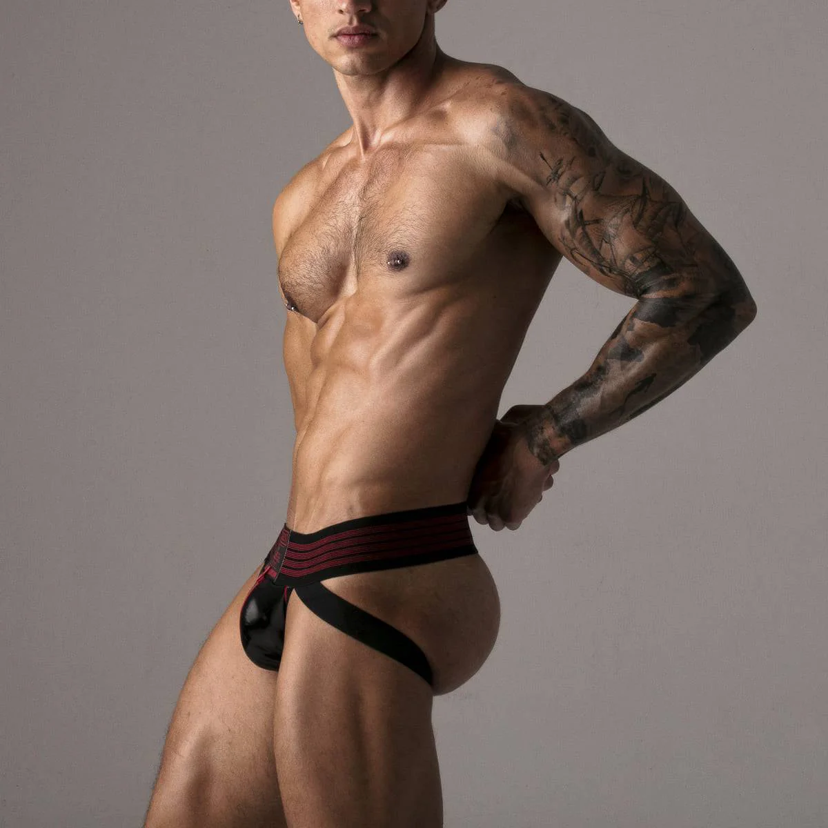 Locker Gear Leatherette Zipped Jockstrap - Image 7