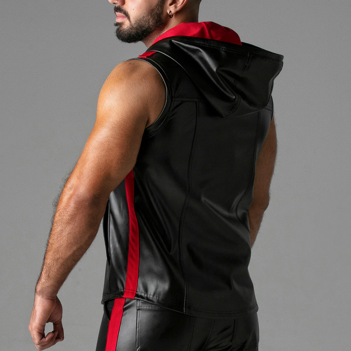 Locker Gear Massive Rude Leatherette Hoody - Image 11