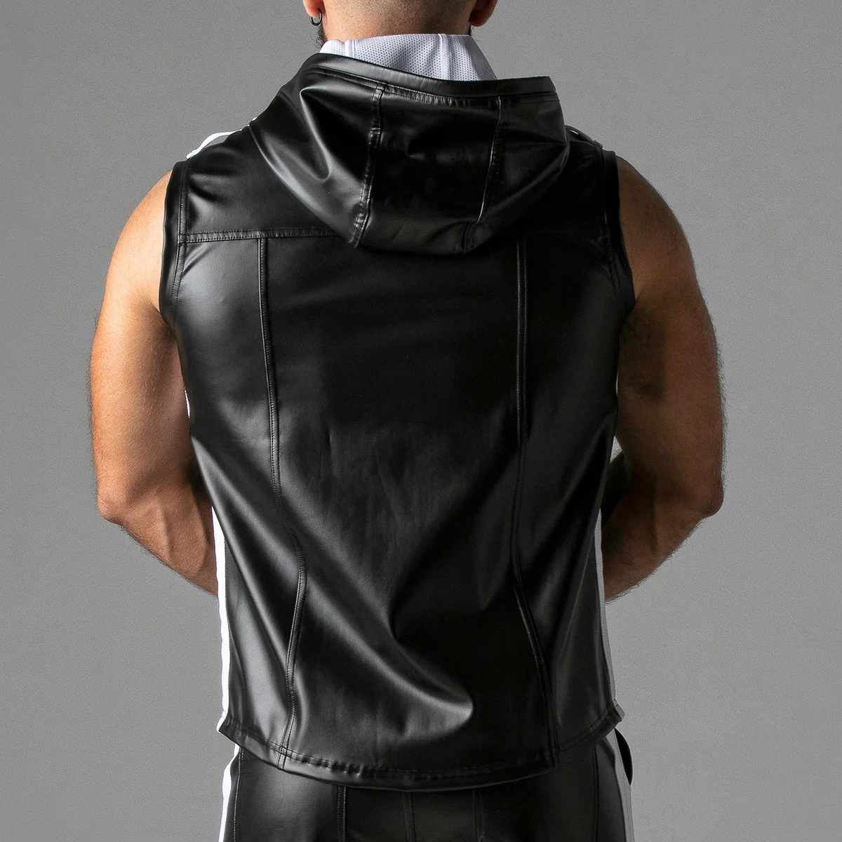 Locker Gear Massive Rude Leatherette Hoody - Image 5