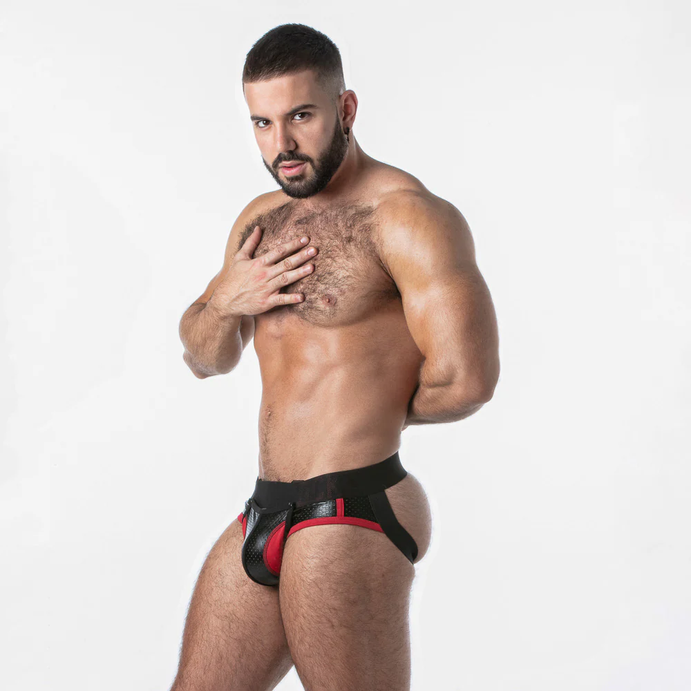 Locker Gear Punch Hole Jock Brief LK0126 - Image 7